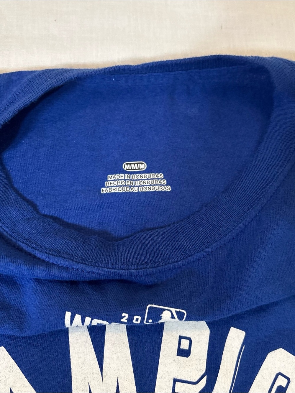 Chicago Cubs 2016 National League Champions Blue T-Shirt - Picture 4 of 8